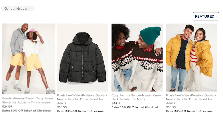 2022 digital marketing trends - gender neutral products