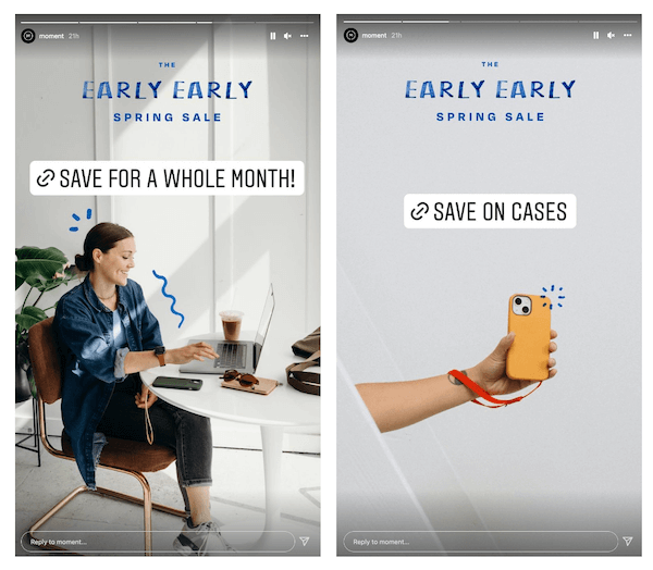 cute instagram story ideas - photos with illustrations