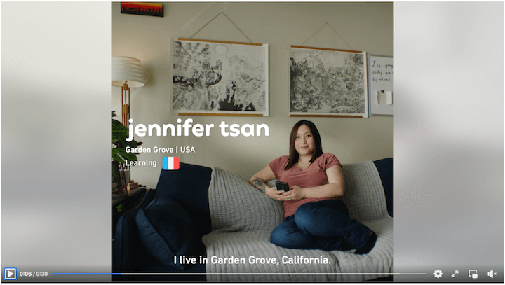 engaging facebook post ideas - behind the lens example