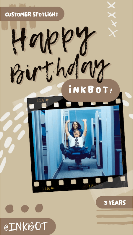 birthday instagram story ideas - canva template