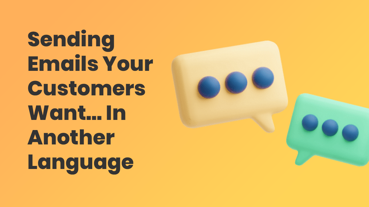 Sending emails in different languages