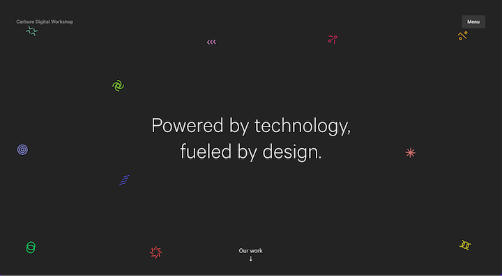 2022 website design trends - subtle motion